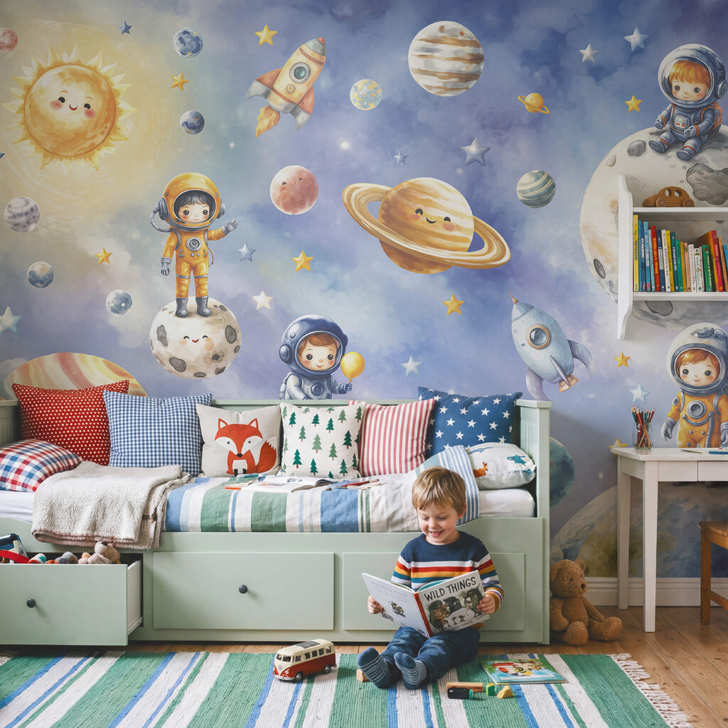 Pequenos astronautas em viagem — interior 3