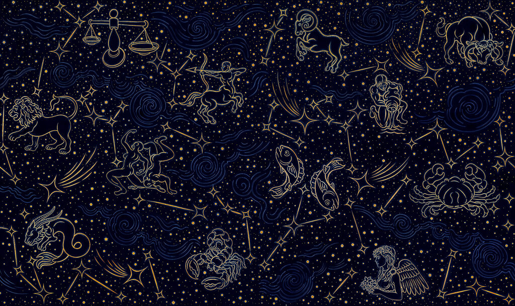 Noite de constelações — design completo