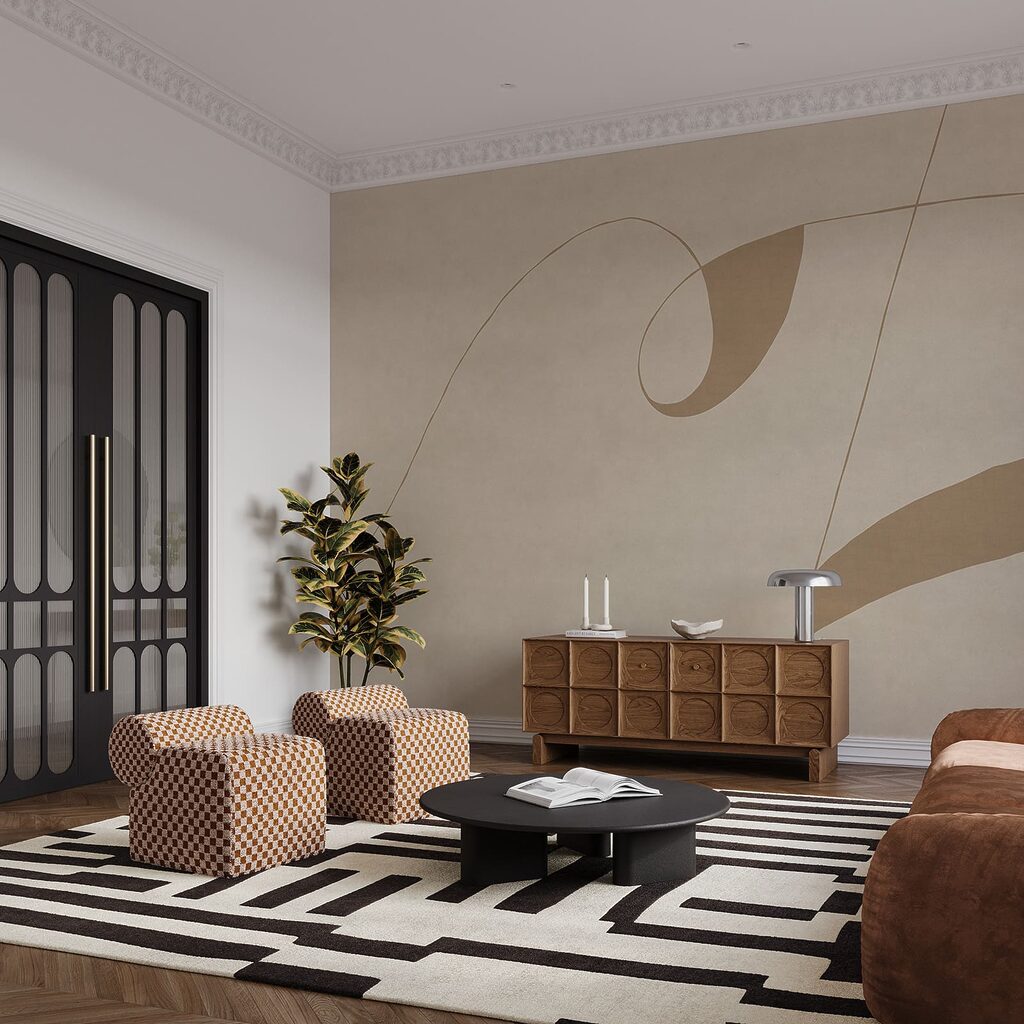 Linhas soltas e manchas — interior 3
