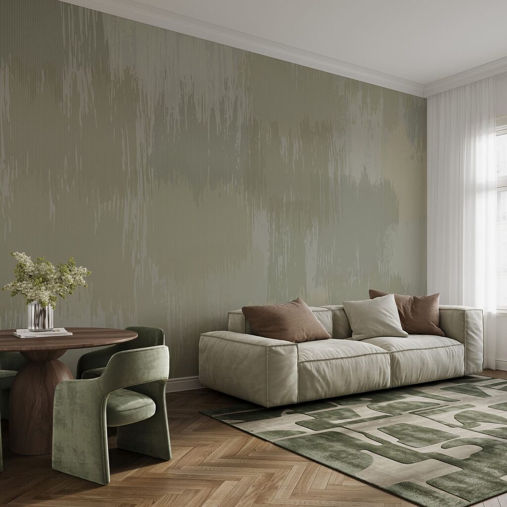 Pinceladas em manchas — interior 1
