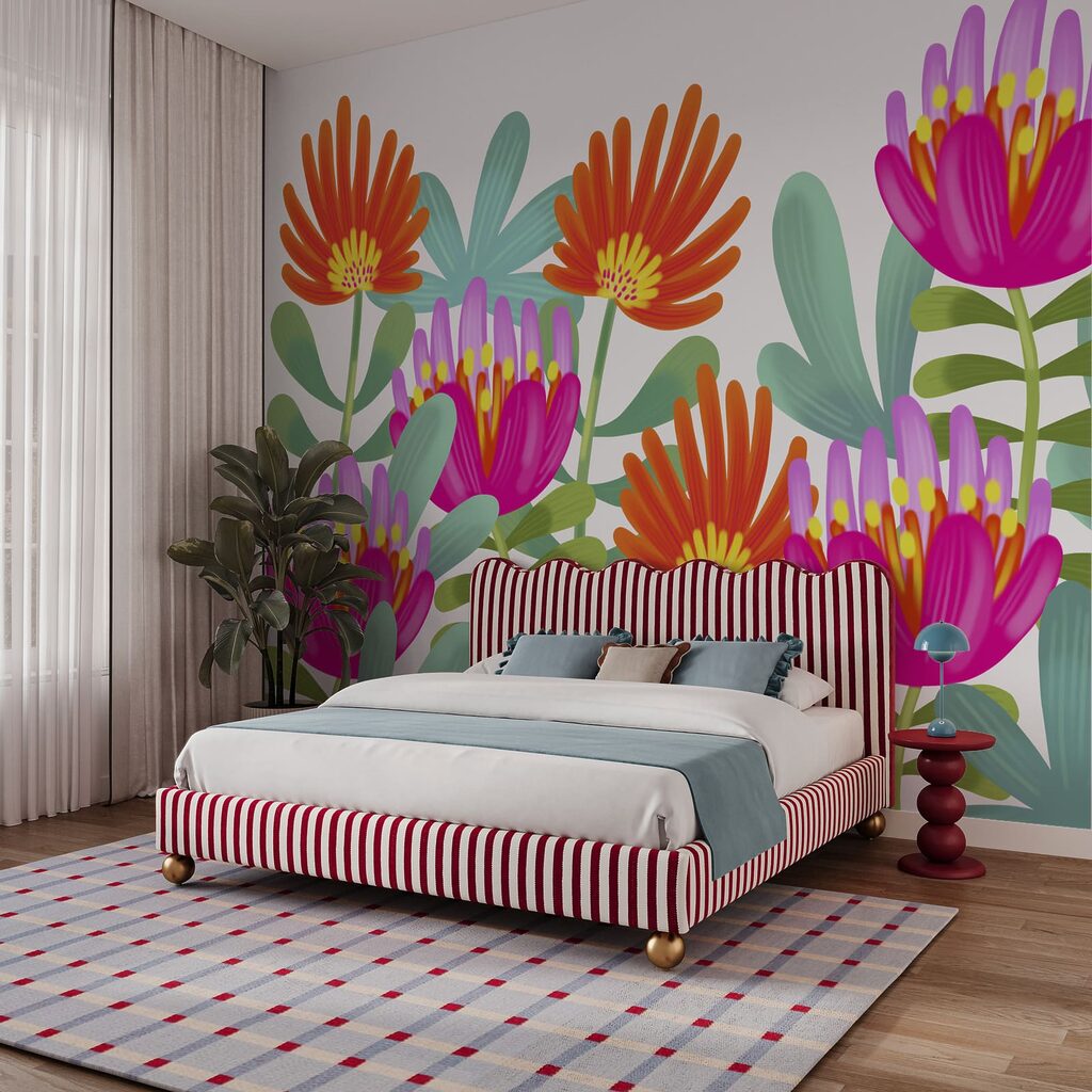 Flores em ritmo gráfico — interior 2
