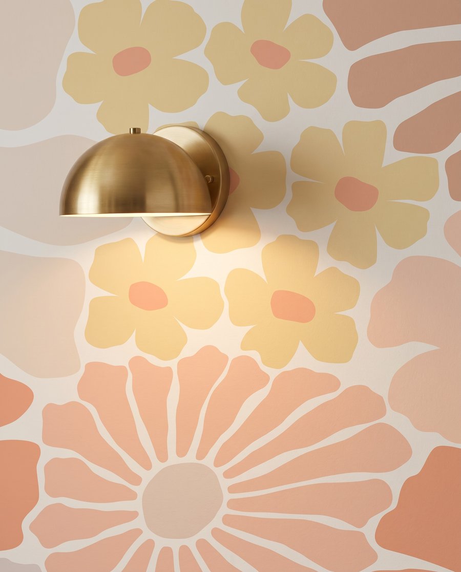 Flores em recortes — detalhe
