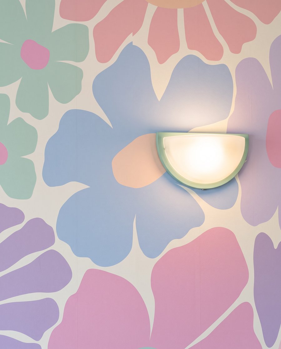 Flores em recortes — detalhe