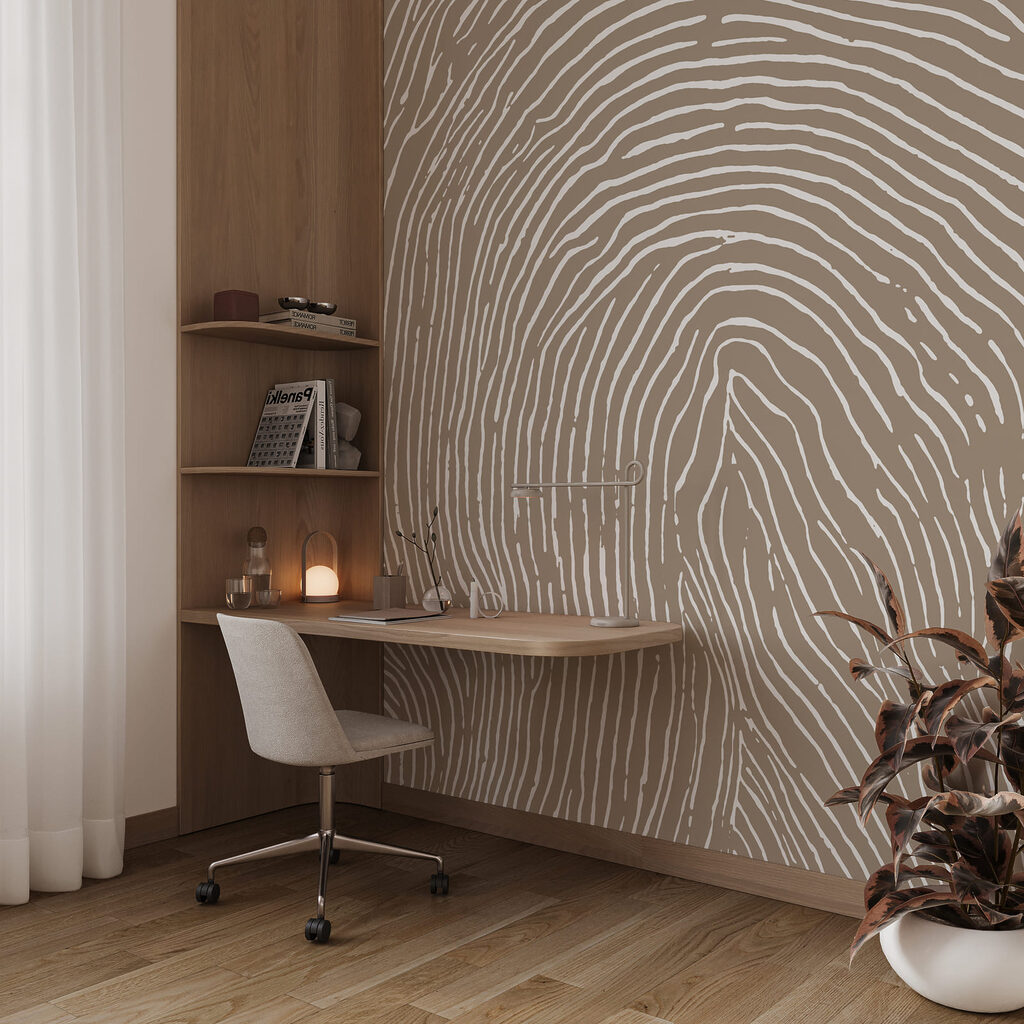 Anéis finos que crescem num interior