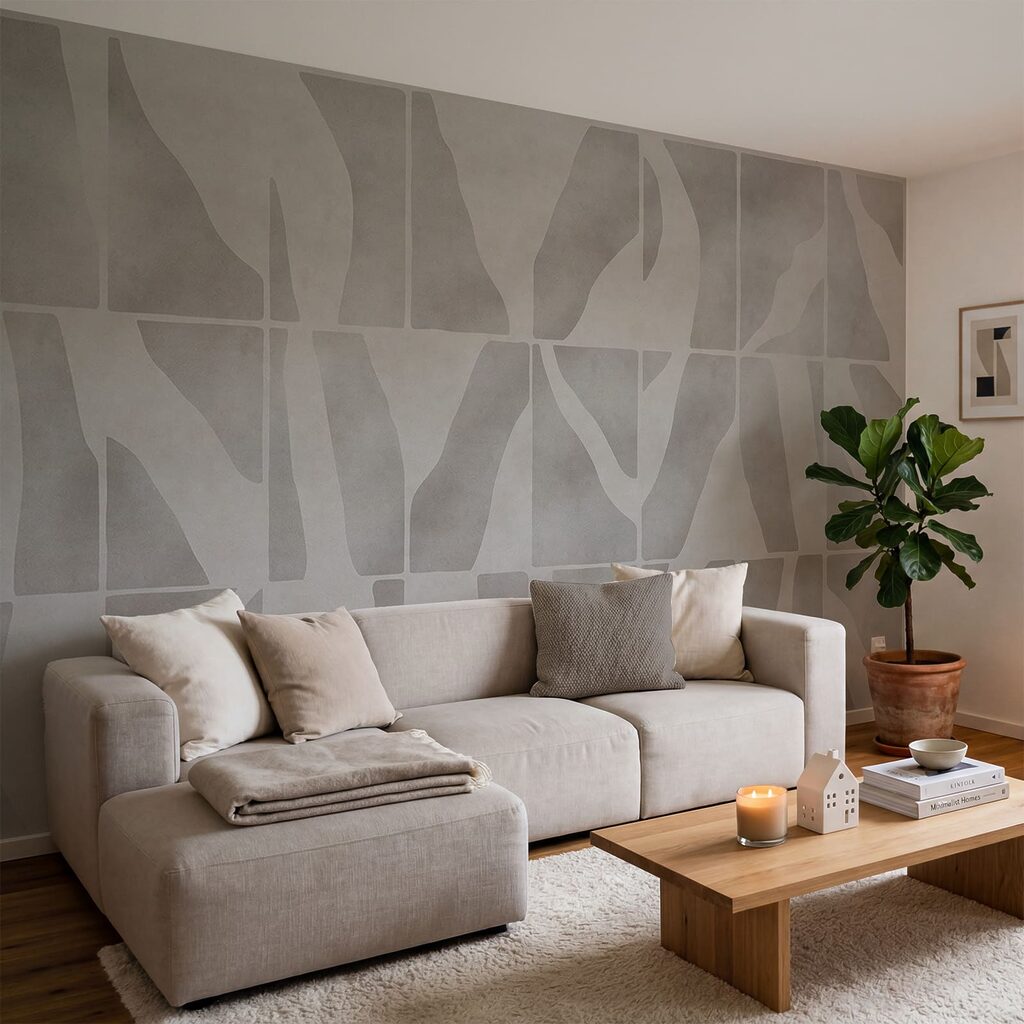 Folhas numa grelha — interior 3
