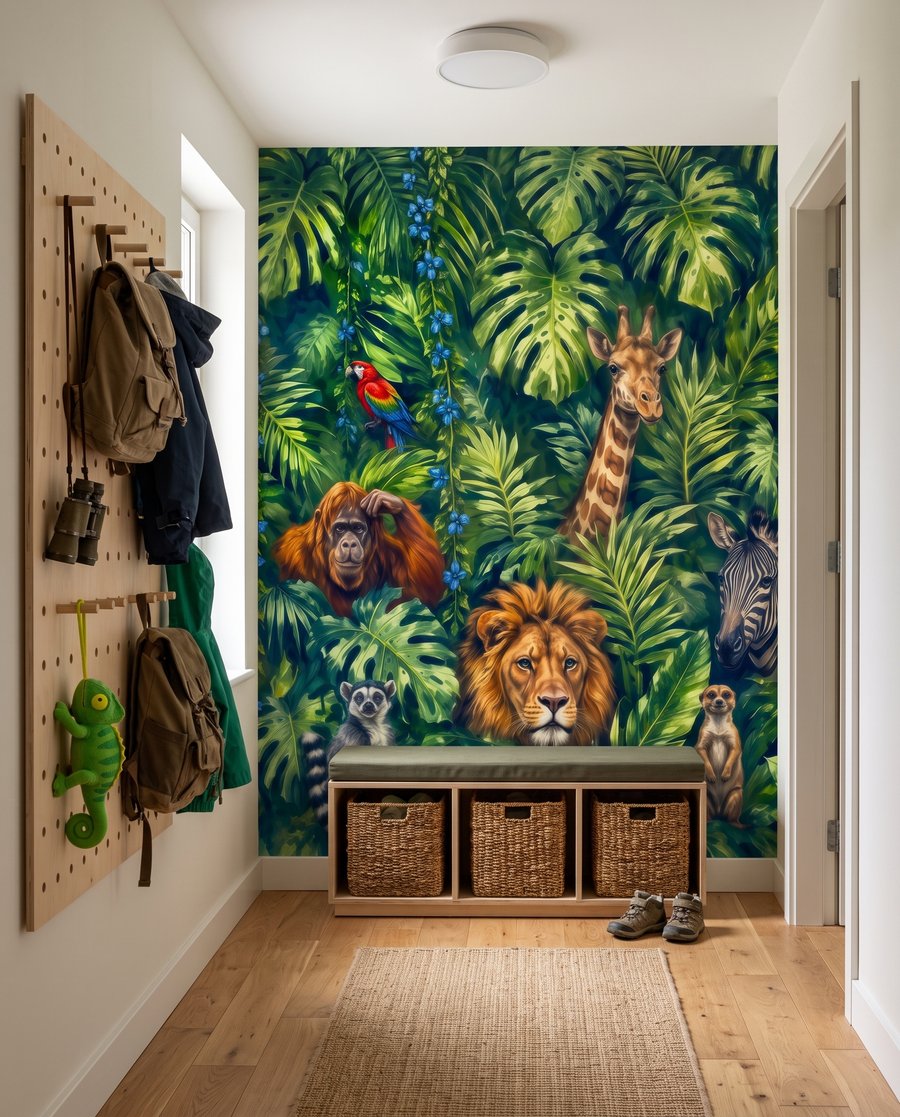 Encontro na selva num interior