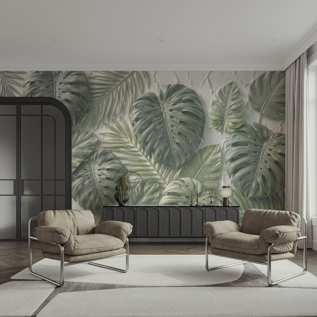 Folha grande, sombras suaves — interior 2