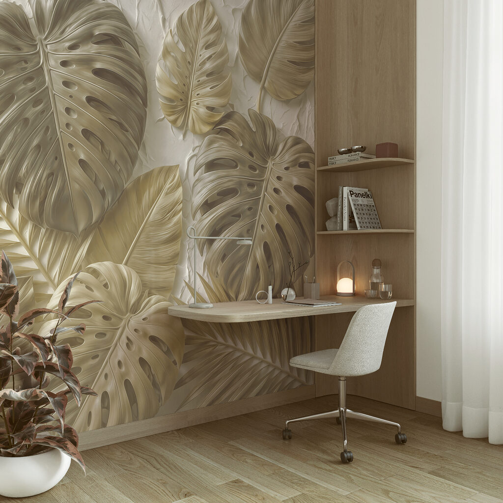 Folha grande, sombras suaves — interior 4