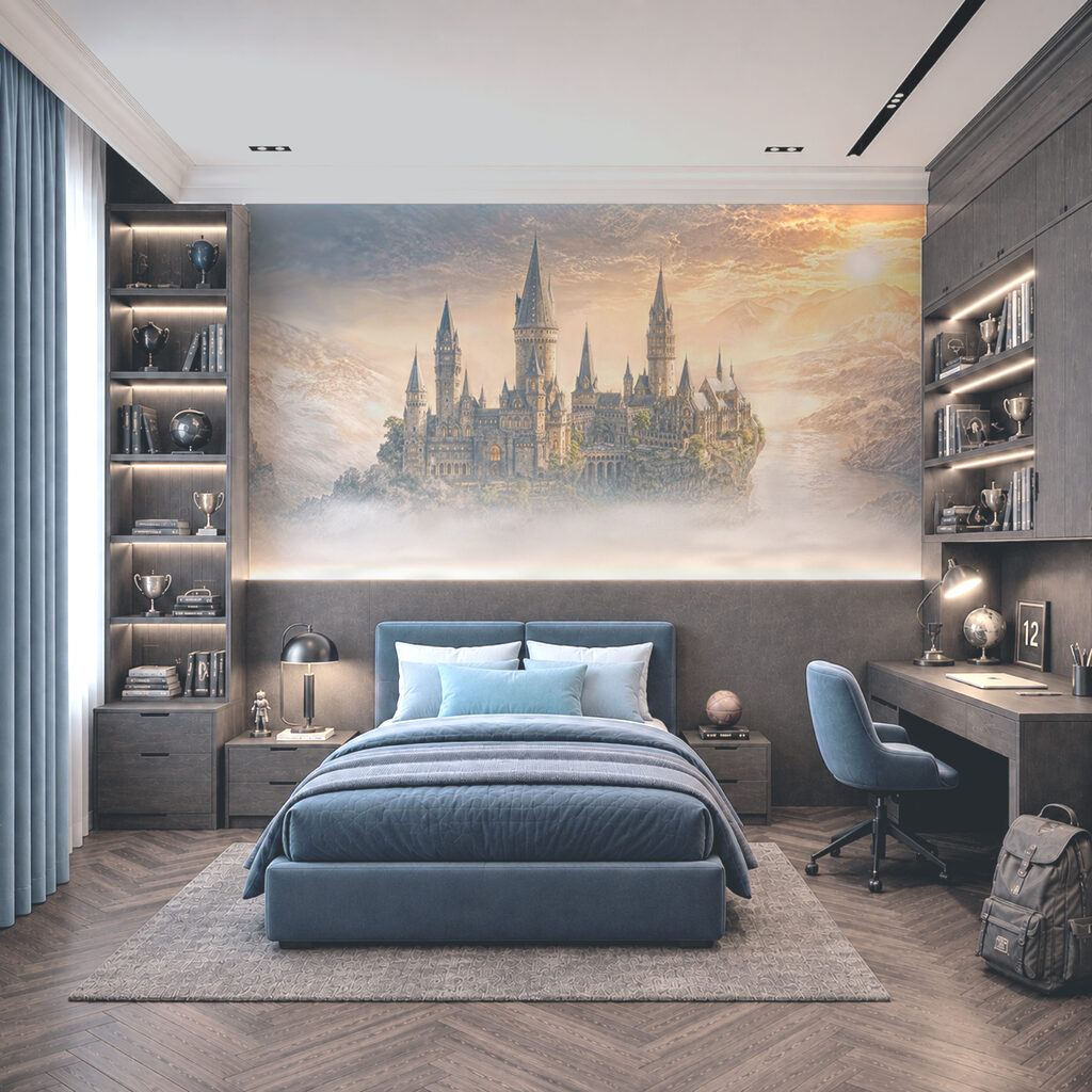 Castelo sobre a névoa — interior 2