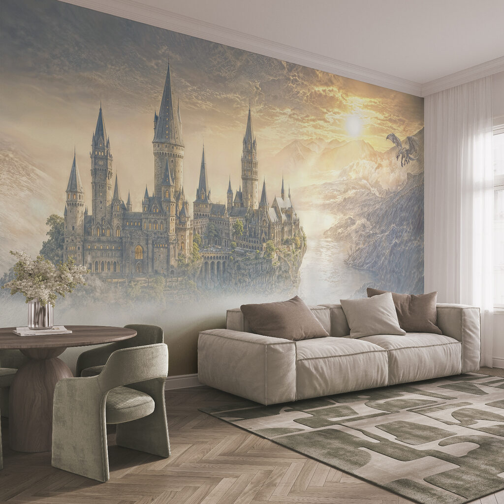 Castelo sobre a névoa — interior 3
