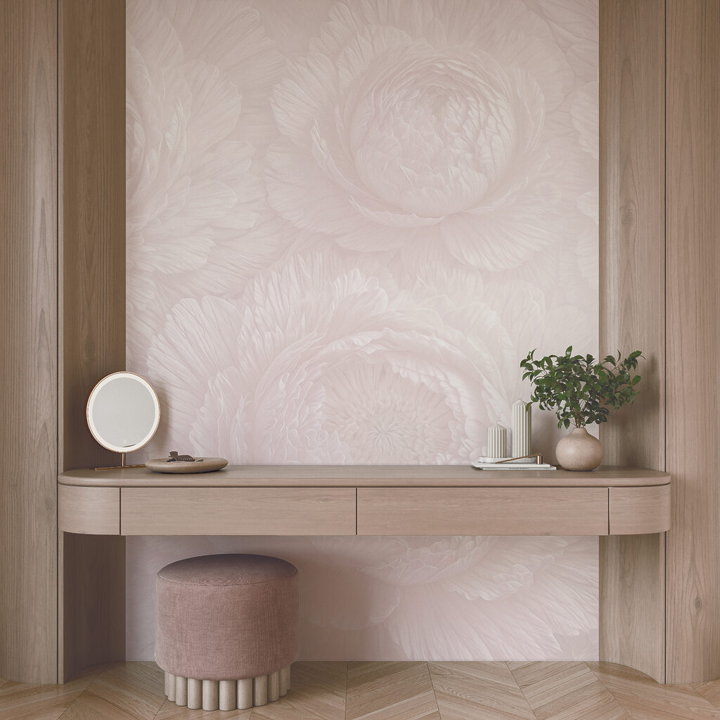 Rosas em névoa suave — interior 2