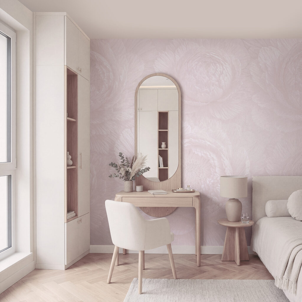 Rosas em névoa suave — interior 3