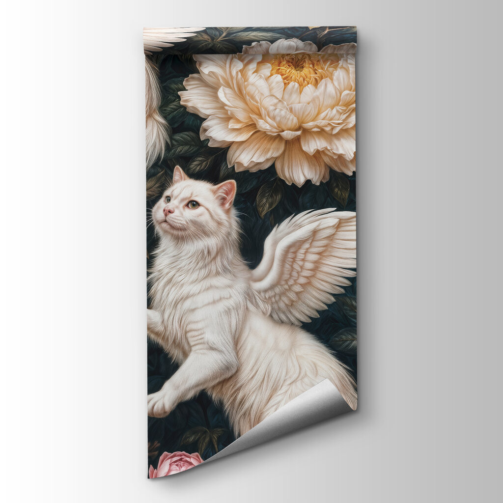 Gatos alados na noite — vista do produto