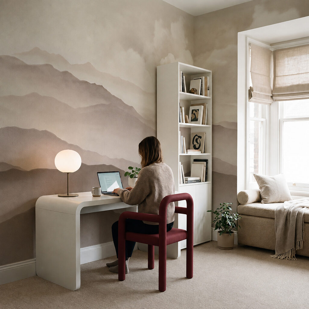 Cristas sob nuvens suaves — interior 3