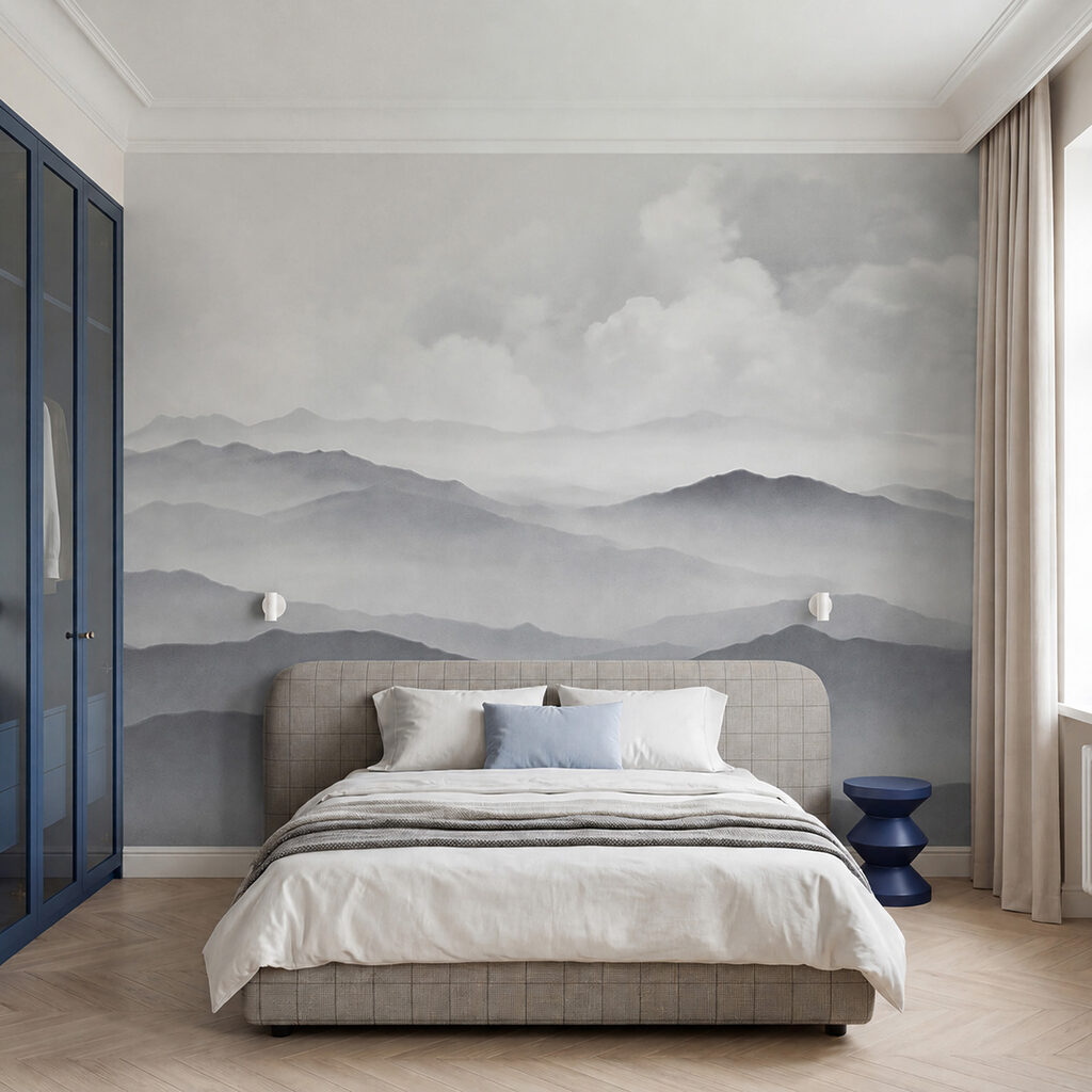 Cristas sob nuvens suaves — interior 2