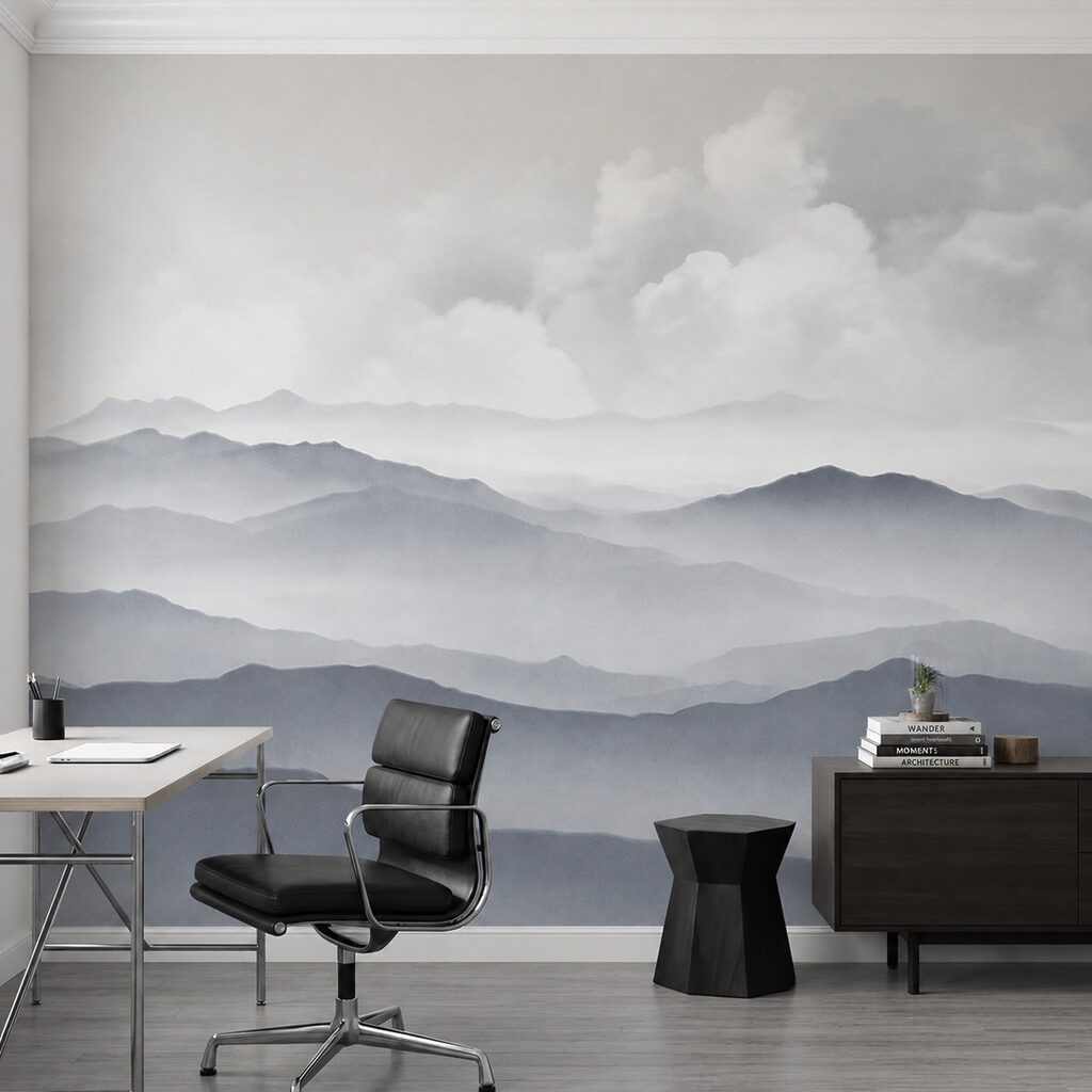 Cristas sob nuvens suaves — interior 1