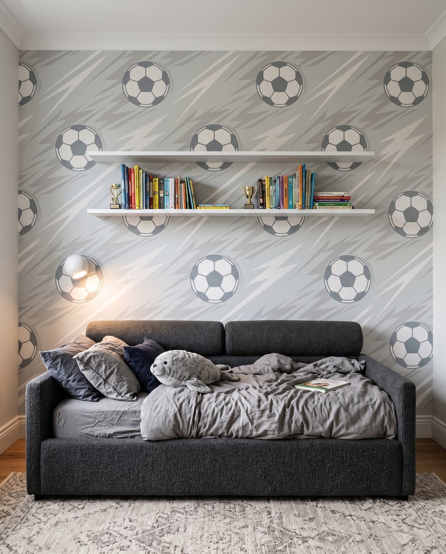 Hora de futebol — interior 3