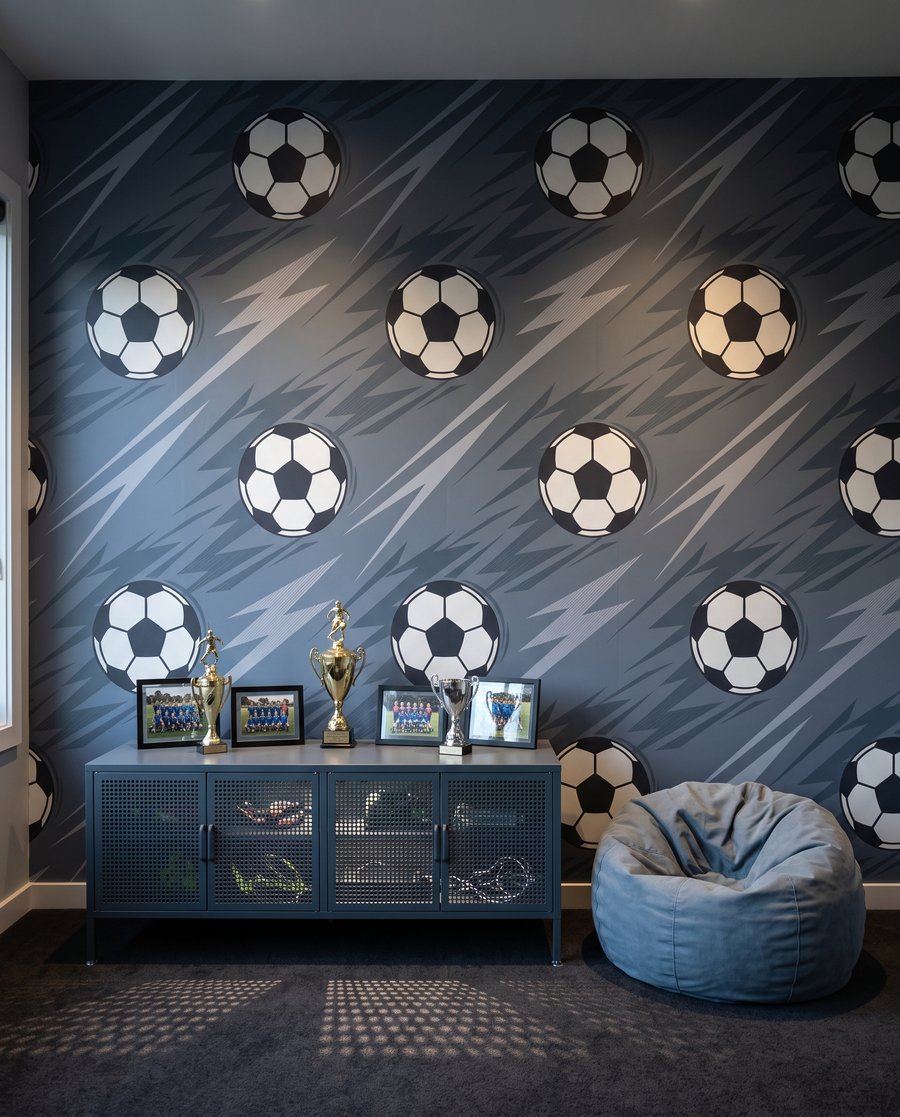Hora de futebol — interior 1