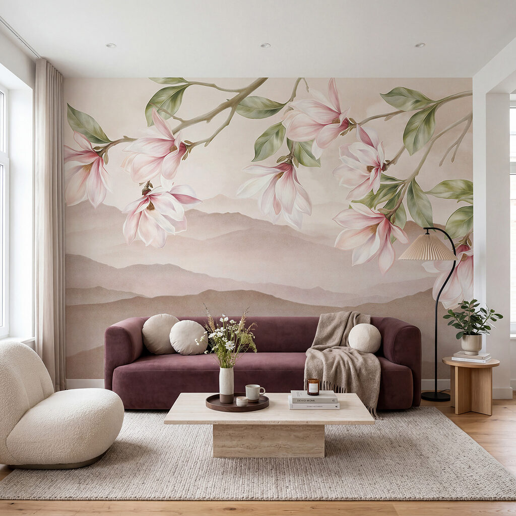 Ramos floridos sobre colinas — interior 2