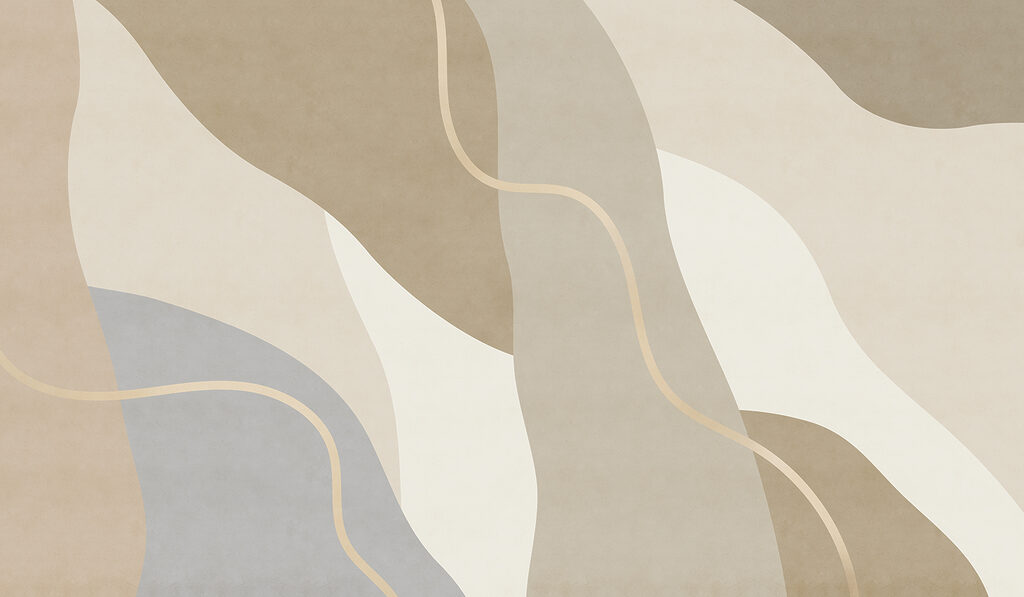 Linhas sobre faixas suaves — design completo