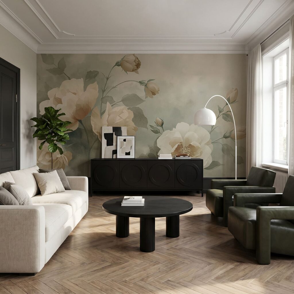 Botões em hastes finas — interior 2