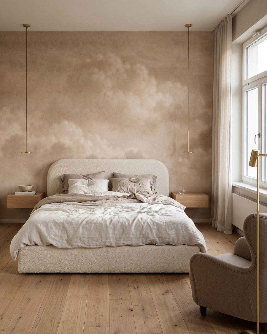 Nuvens em bege quente — interior 2
