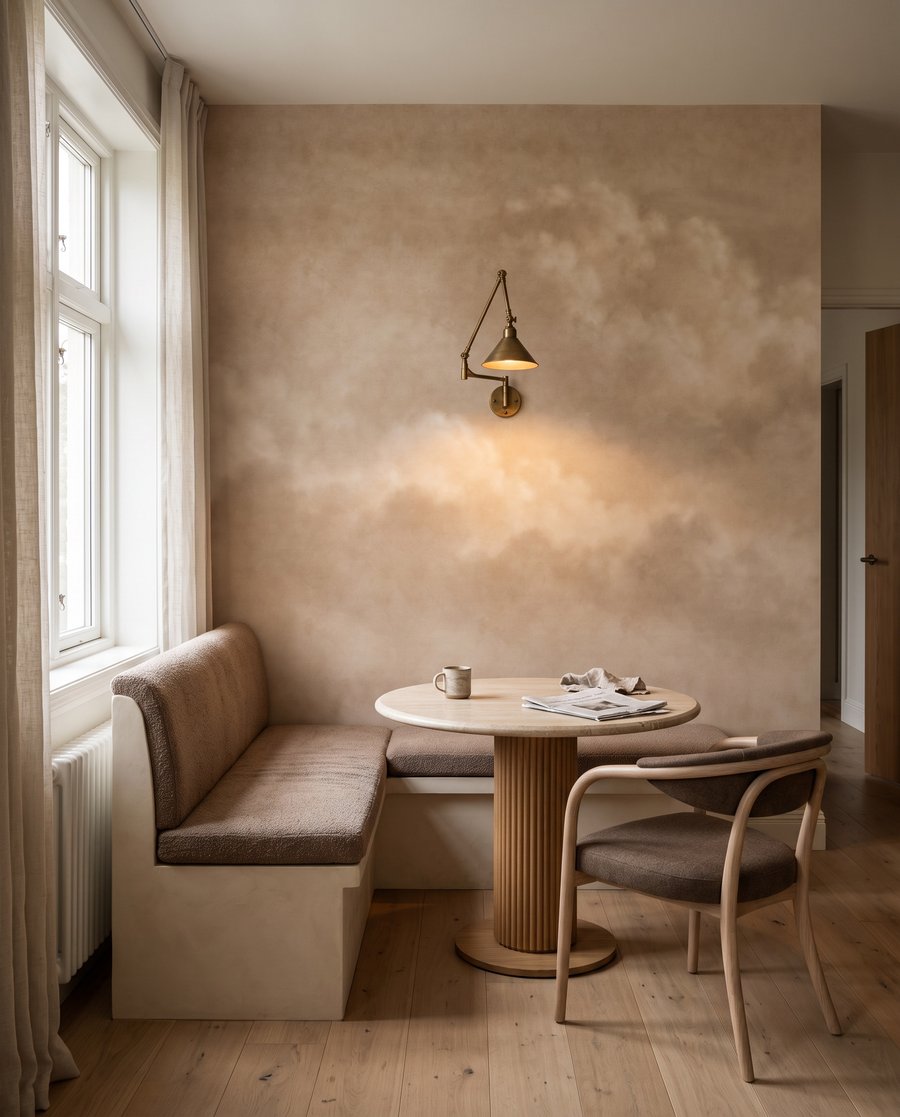 Nuvens em bege quente — interior 3