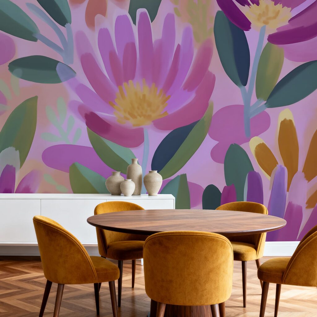 Flores em traços largos — interior 5