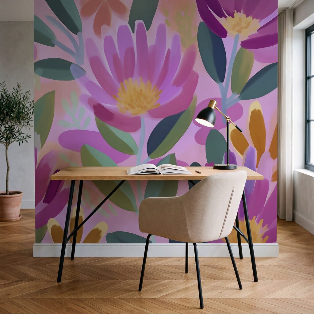 Flores em traços largos — interior 6