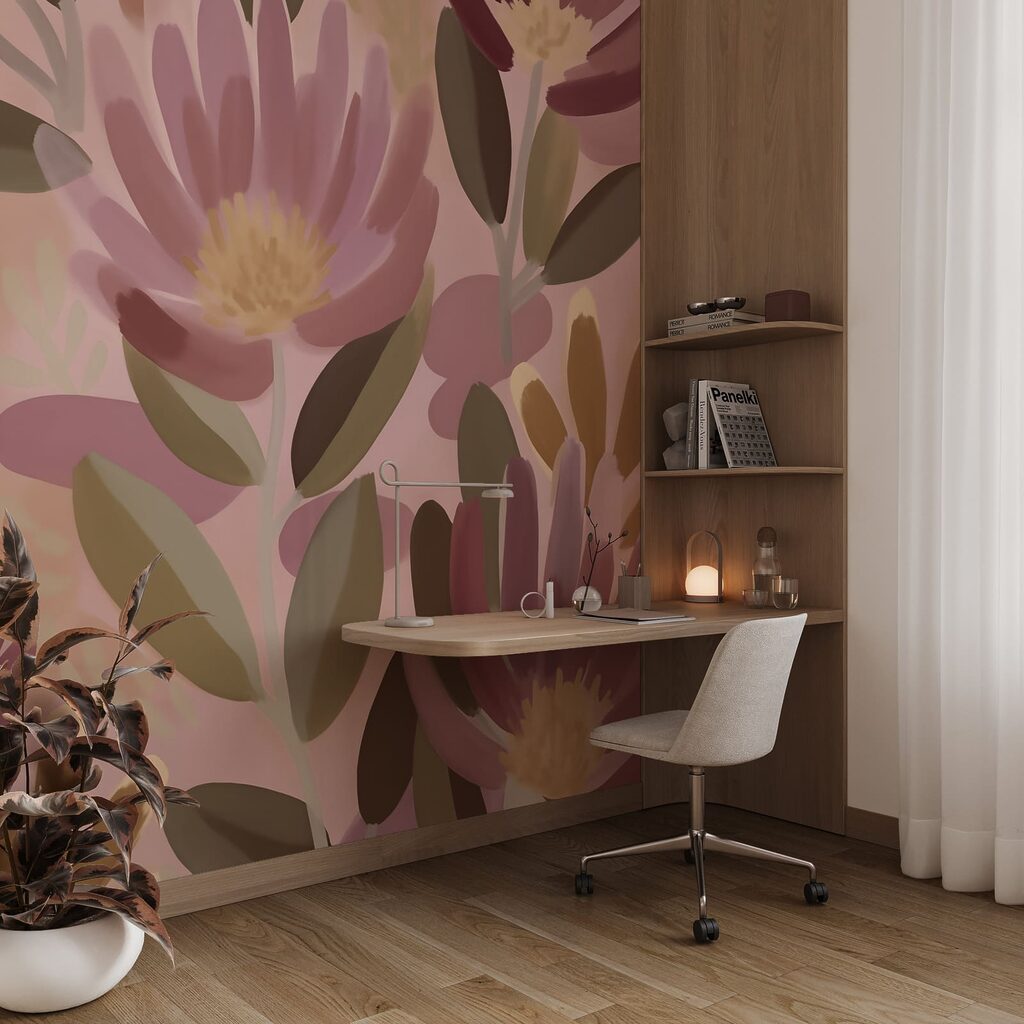Flores em traços largos — interior 6