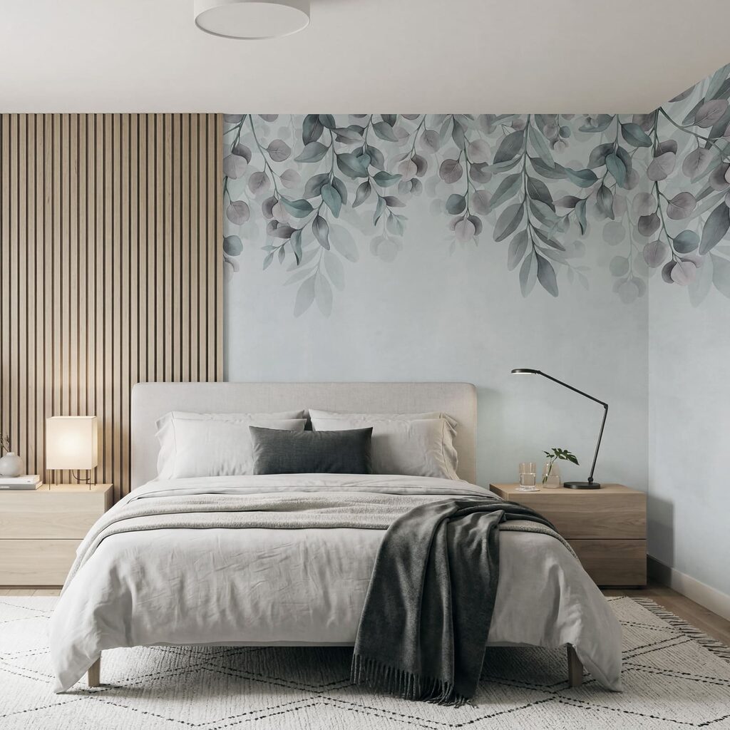 Folhas pendentes sobre patina — interior 2