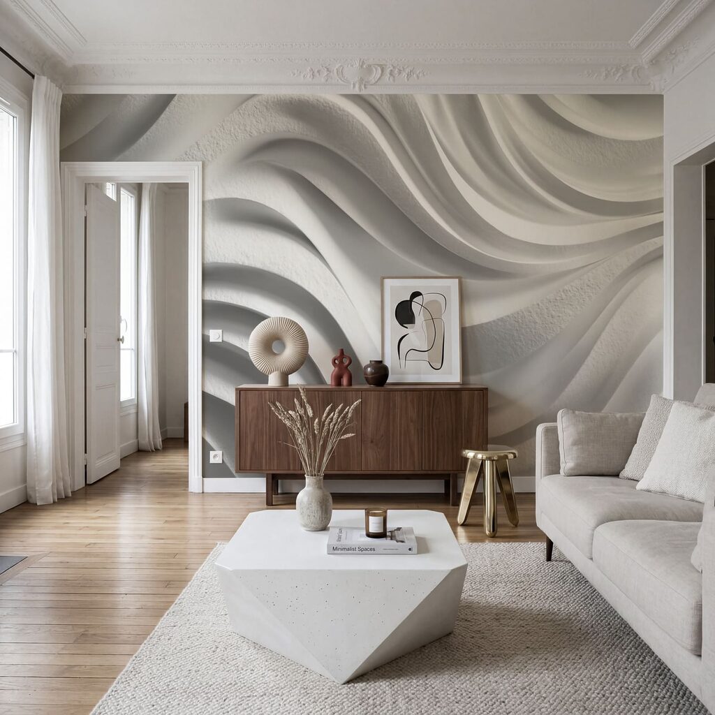 Ondas com sombras suaves — interior 3