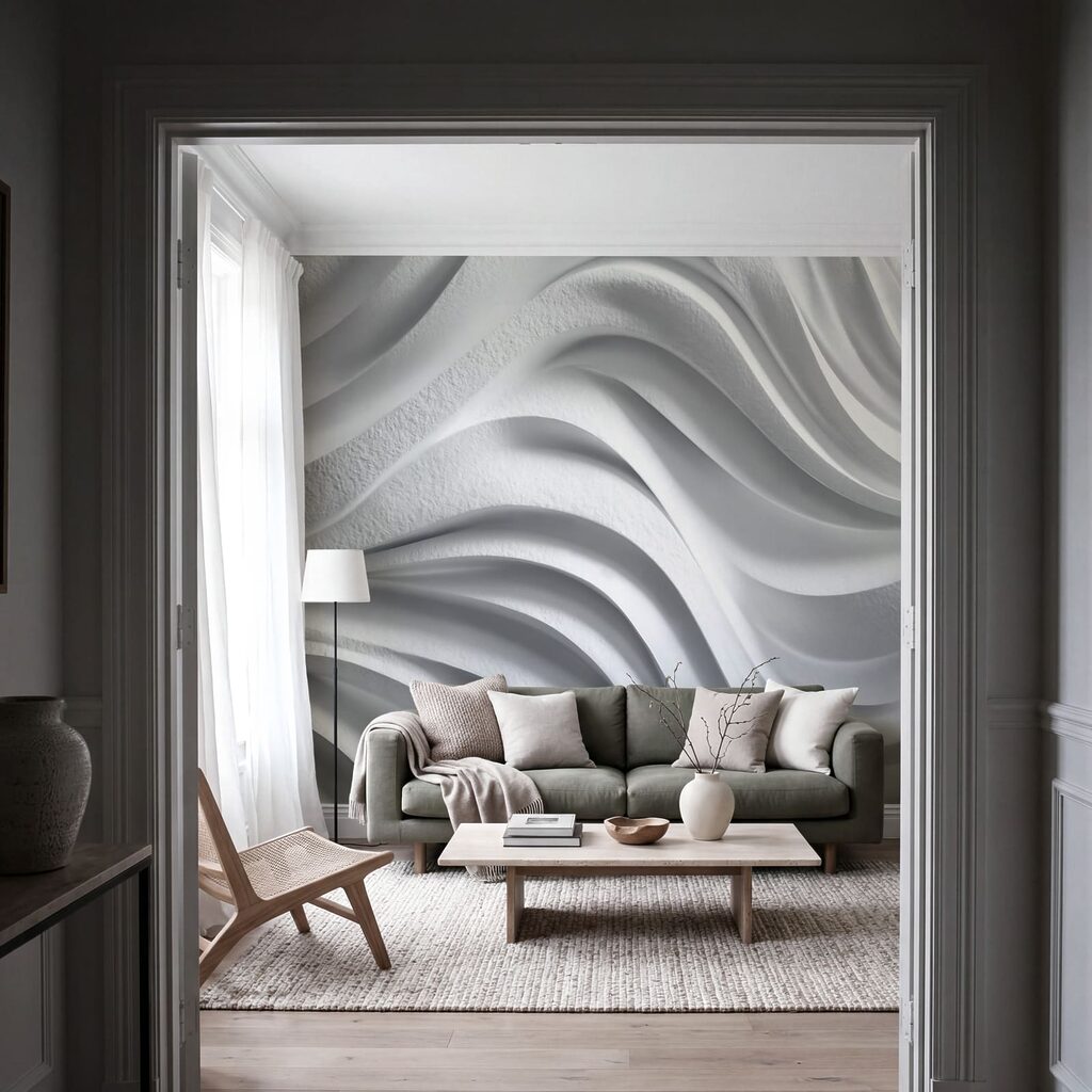 Ondas com sombras suaves — interior 3