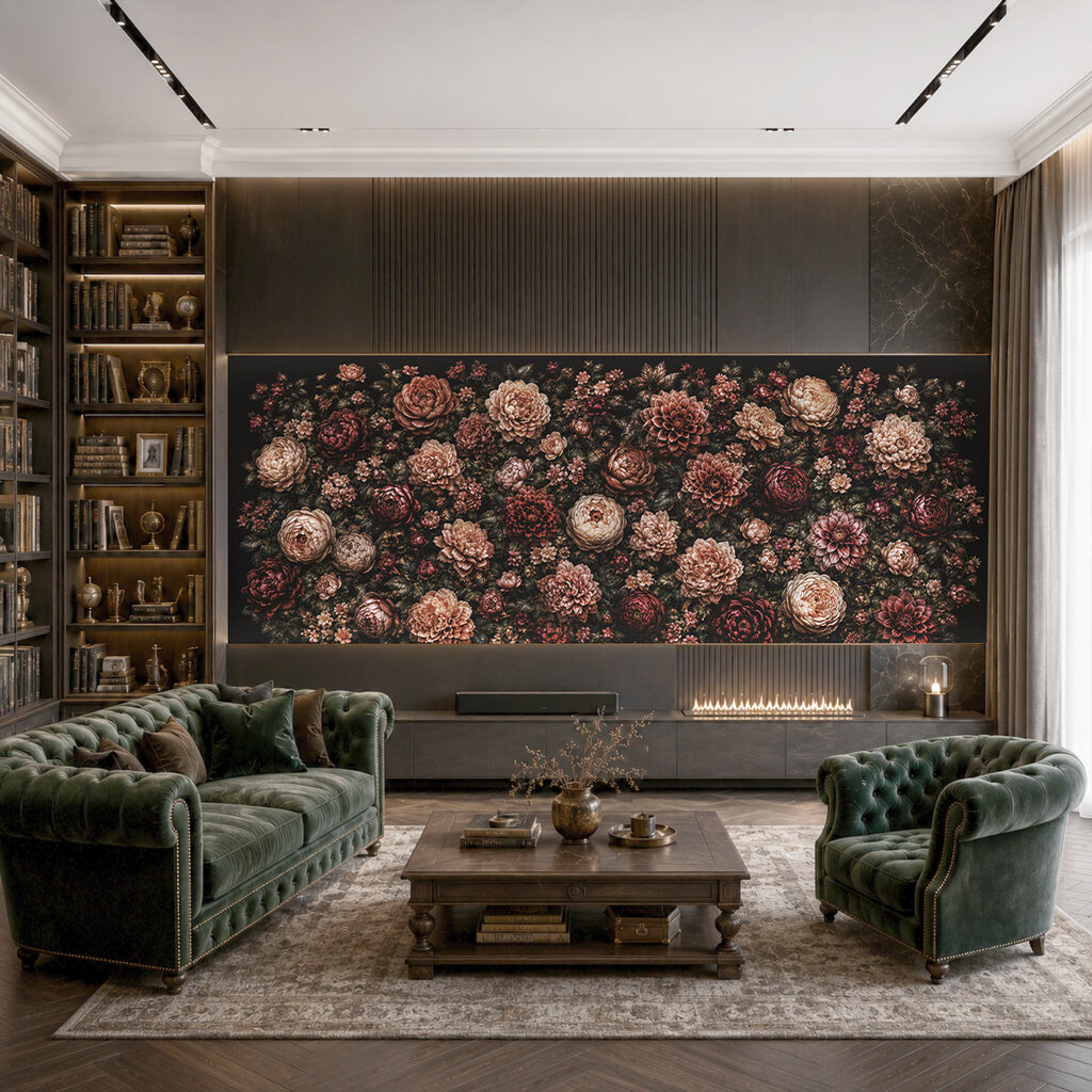 Jardim noturno com rosas — interior 2
