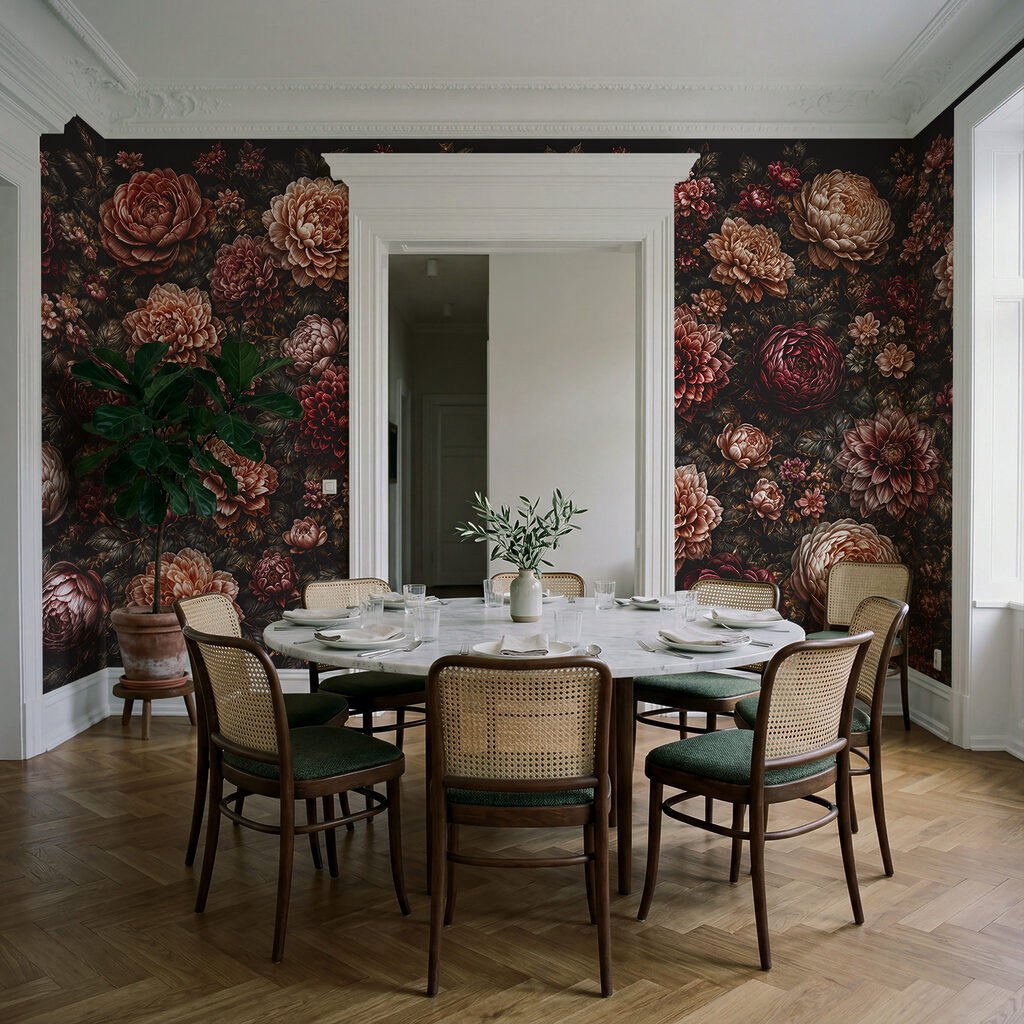 Jardim noturno com rosas — interior 4
