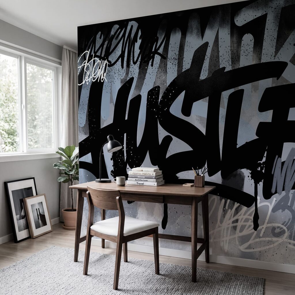 Letras grandes sobre tinta — interior 2