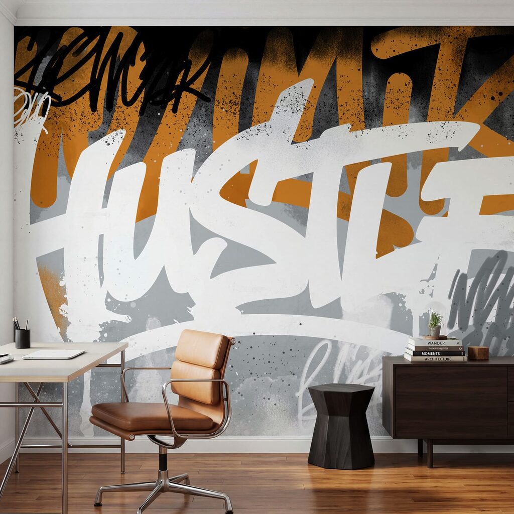 Letras grandes sobre tinta — interior 3
