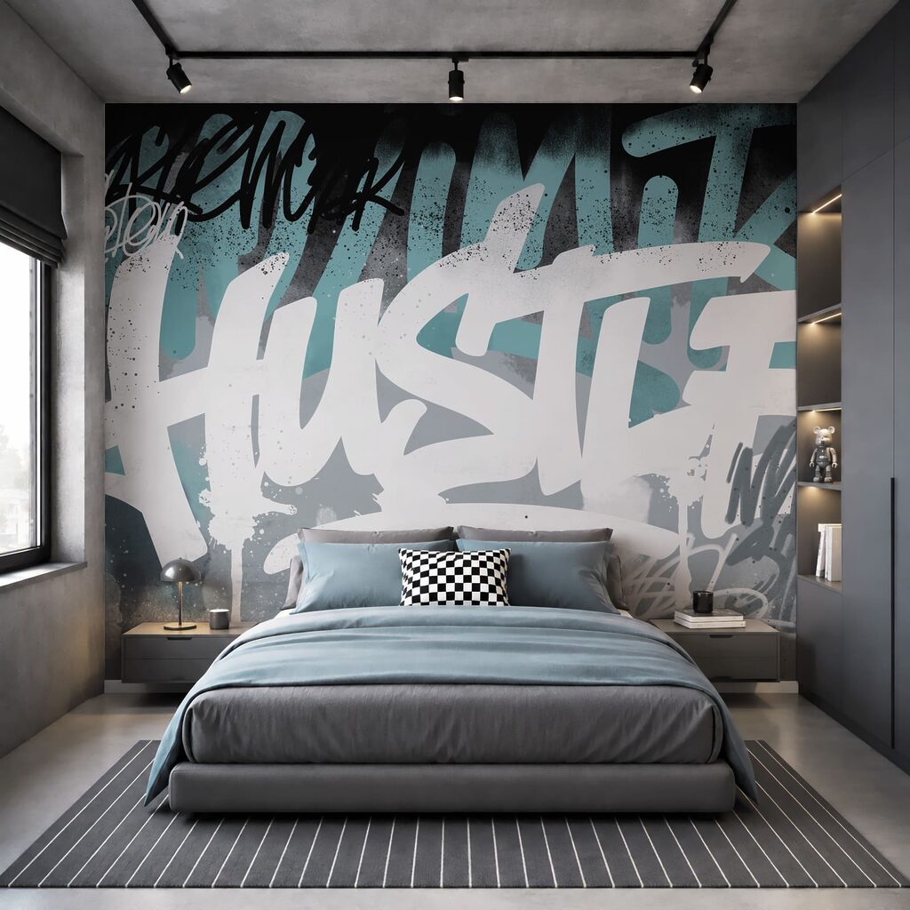 Letras grandes sobre tinta — interior 1