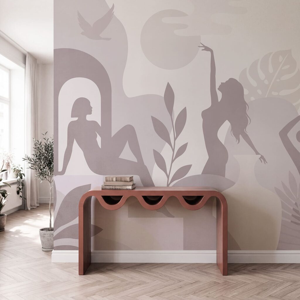 Mulheres em silhueta — interior 3