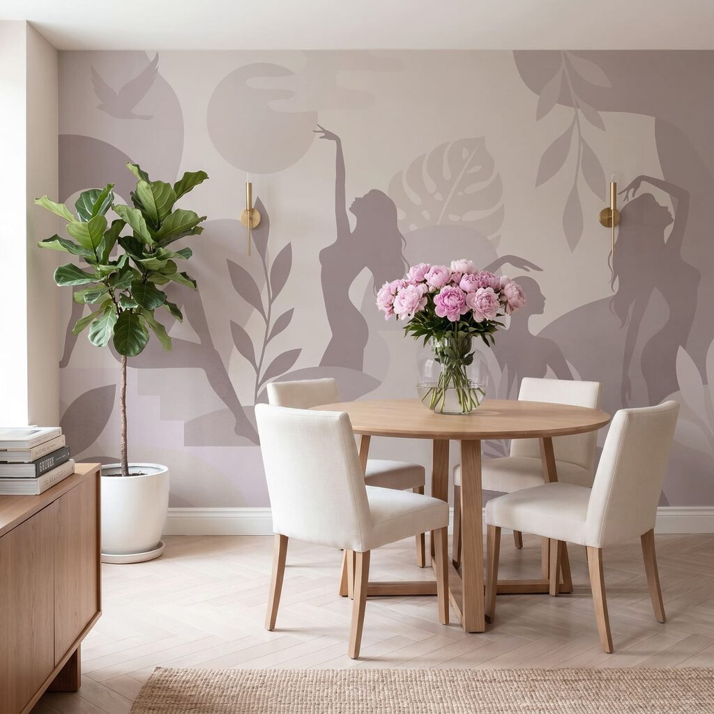 Mulheres em silhueta — interior 4