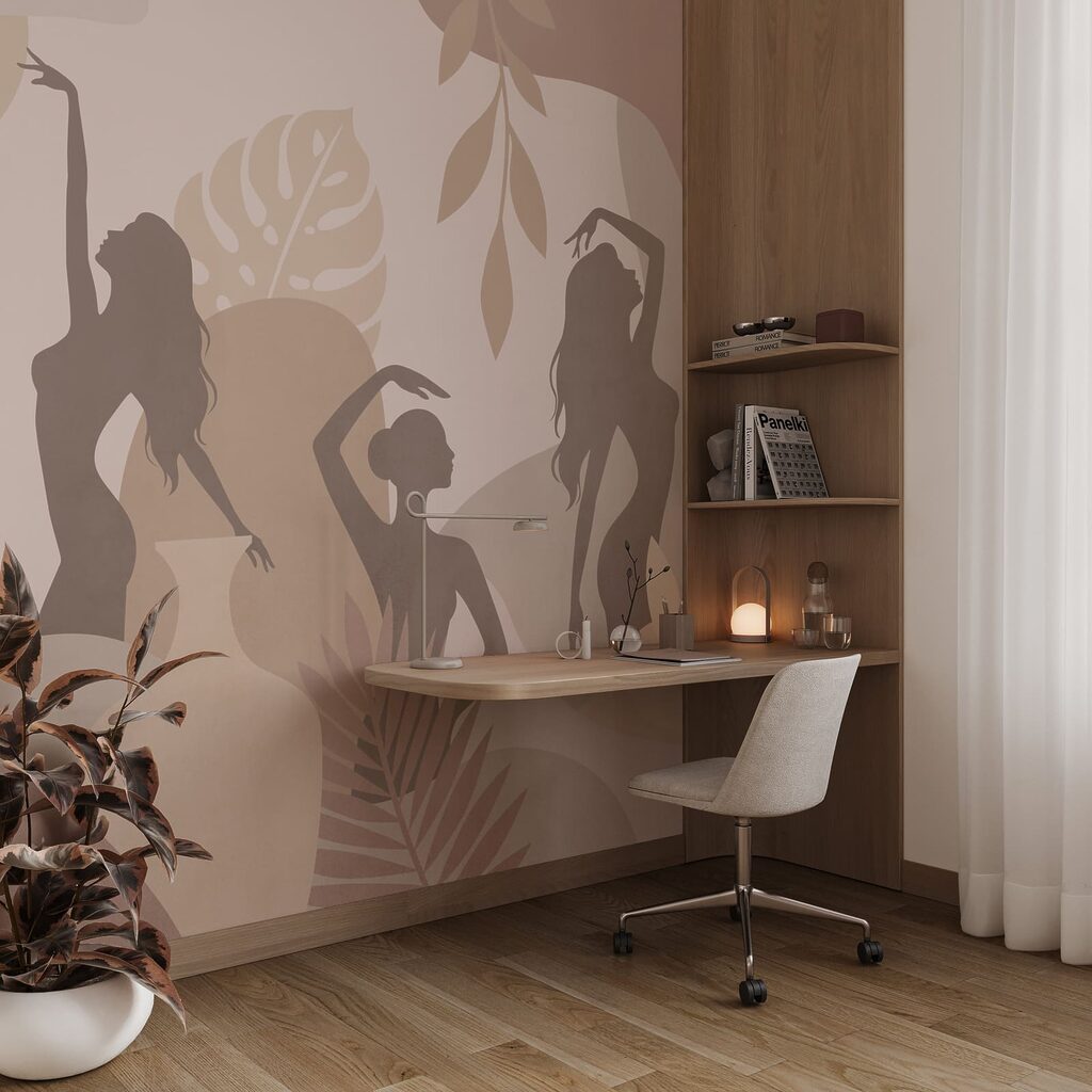 Mulheres em silhueta — interior 4