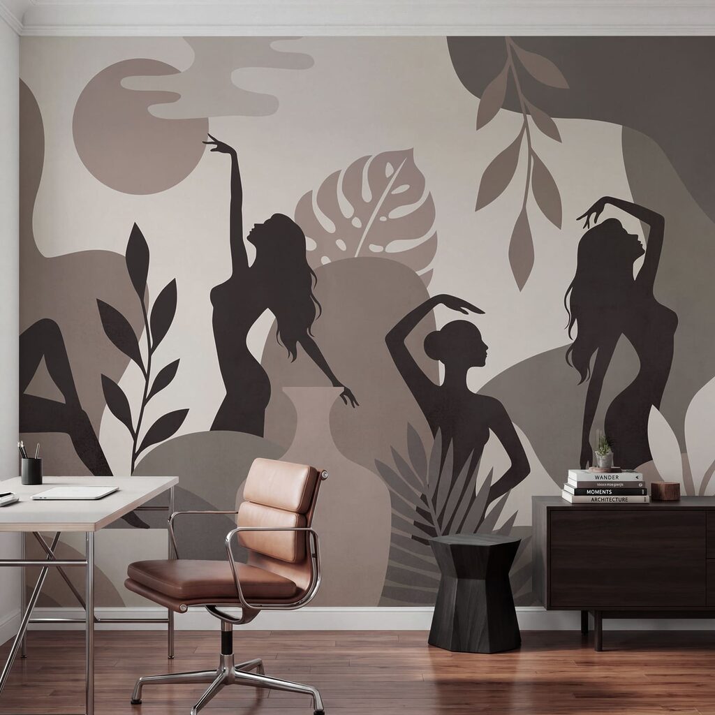 Mulheres em silhueta — interior 4