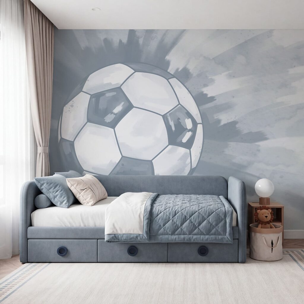 Futebol em tinta espalhada — interior 2