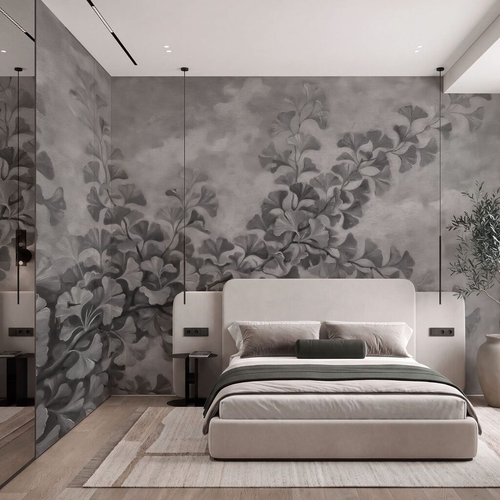Ramos em névoa suave — interior 1