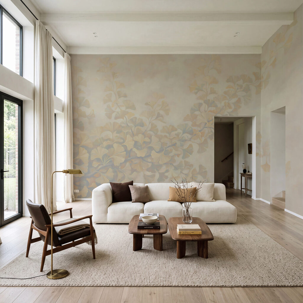 Ramos em névoa suave — interior 1