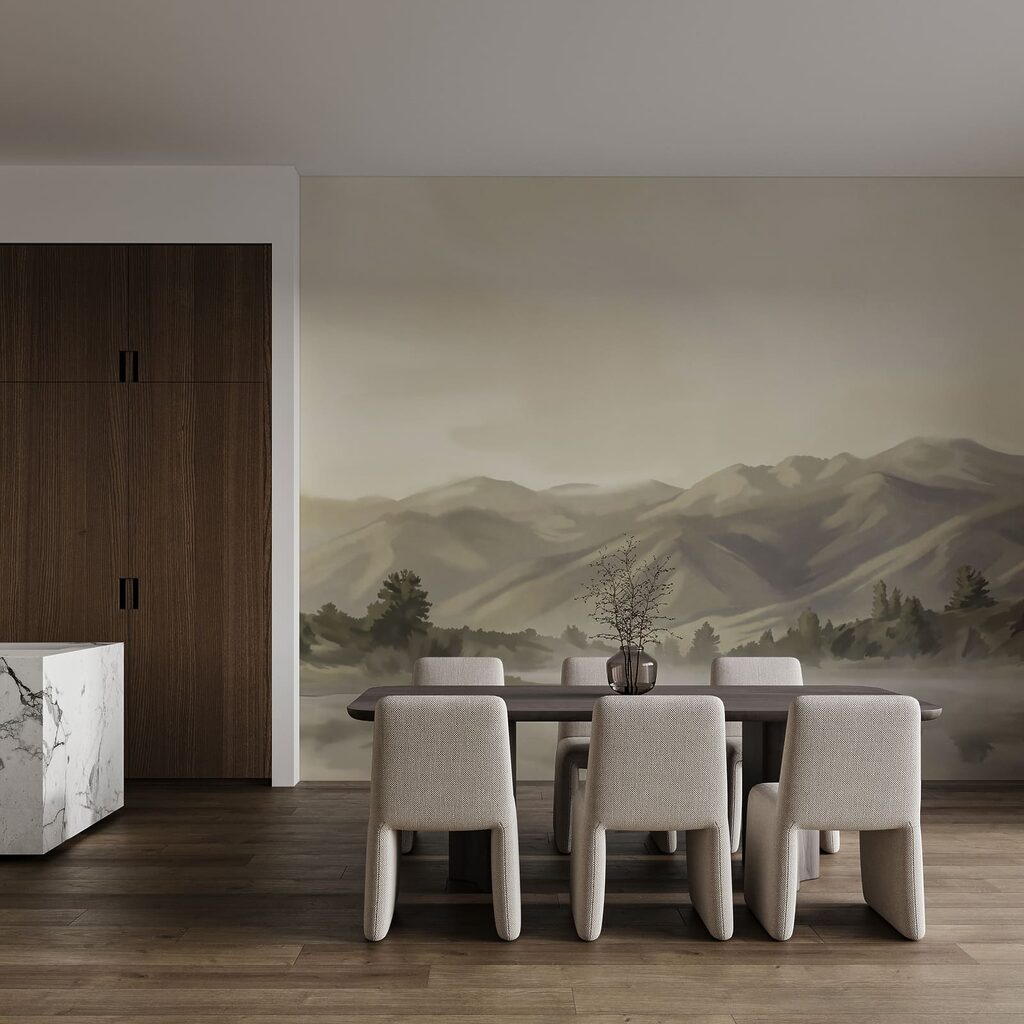 Montanhas refletidas na água — interior 4