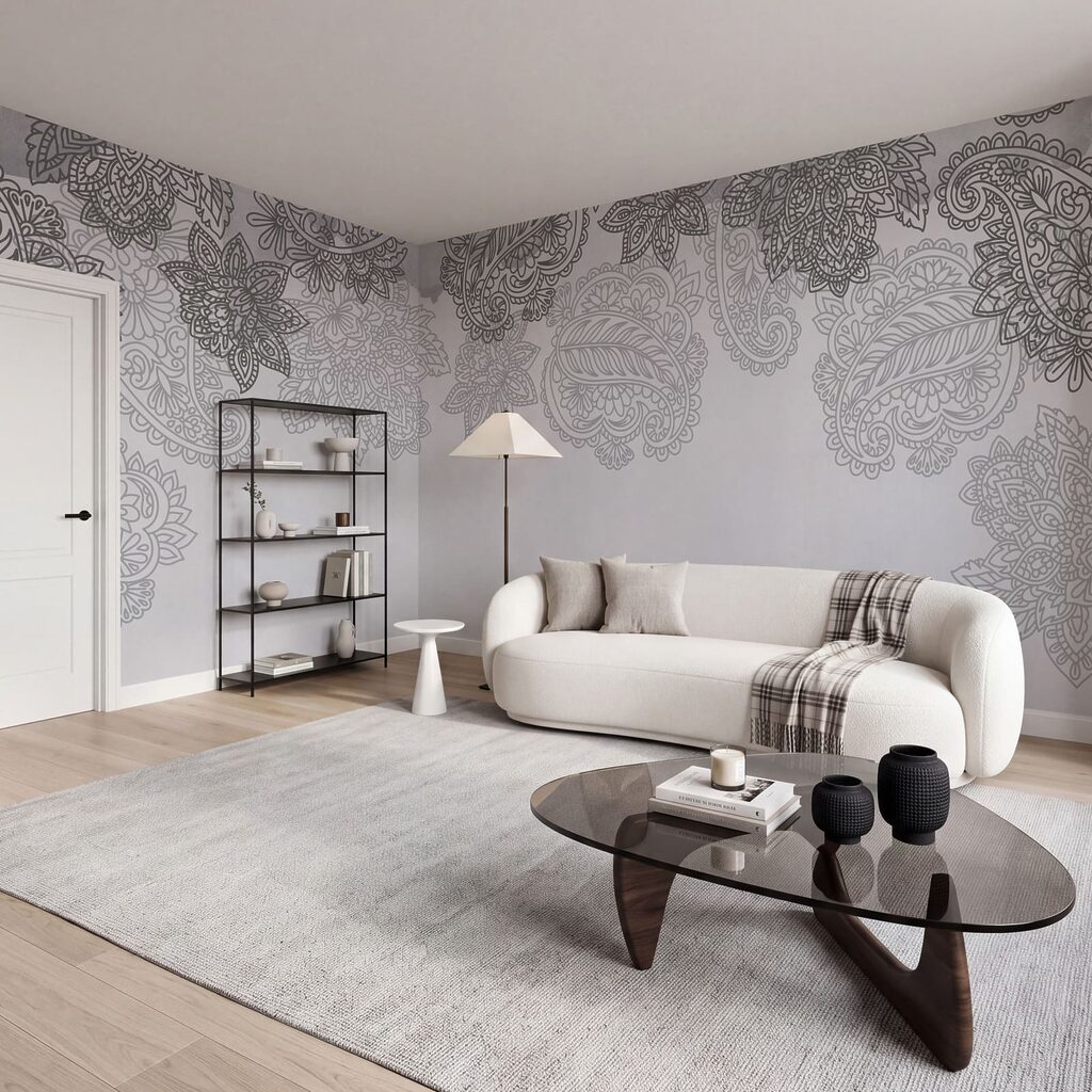Motivos paisley no topo — interior 2