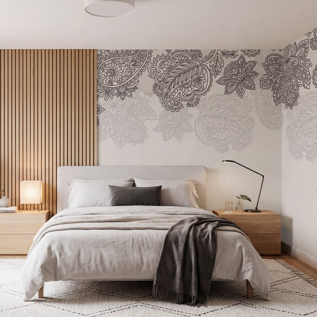 Motivos paisley no topo — interior 2