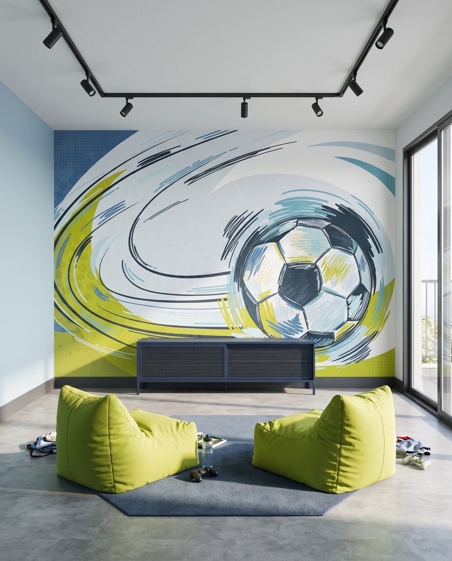 Futebol num arco — interior 2