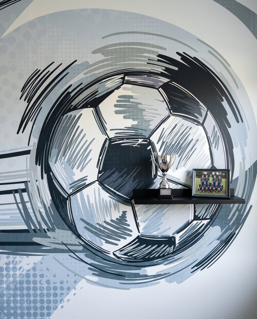 Futebol num arco — interior 5
